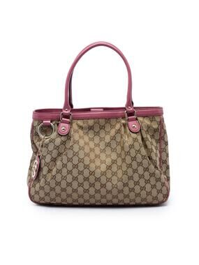 Gucci Gg Canvas Sukey Tote Pre-Loved #359571G57B
